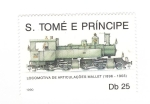 Stamps S�o Tom� and Pr�ncipe -  Locomotora de articulación Mallet