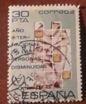 Stamps : Europe : Spain :  Año internacional de las personas disminuidas