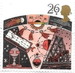 Stamps United Kingdom -  astronomía