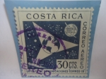 Stamps Costa Rica -  Satélite de Comunicaciones 
