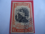 Stamps Costa Rica -  CAFÉ - Feria nacional Agrícola Ganadera e Industrial -Cartago 1950