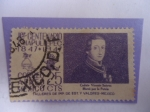 Stamps Mexico -  1er. Cente. de la Batalla de Chapultepec, 1847 al 1947- Cadete Vicente Suarez (183-1847)Niños héroes