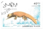 Stamps Morocco -  reptiles