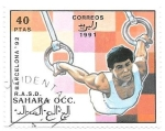 Stamps Morocco -  barcelona 92