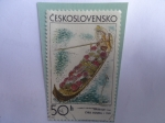 Stamps Czechoslovakia -  Balcazar de los Fruticultores, de Cyril Bouda (1941)-Gráfica Checa y Eslovaca.