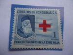 Sellos de America - Honduras -  Jean Henri Dunant (1828-1910) Filántropo - Conmemorativas de la Cruz Roja.