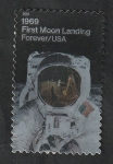 Sellos de America - Estados Unidos -  Llegada del hombre a la Luna en 1969 