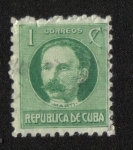 Stamps Cuba -  José Martí (1853-1895) luchador por la libertad, periodista y autor