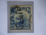 Stamps Cuba -  Línea Oceánica Umbría - Barco