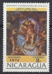 Stamps : America : Nicaragua :  1974 - 400 Aniversario de Michelangelo II
