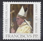 Stamps : Europe : Vatican_City :  2013 - Primer año del Papa Francesc