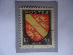 Stamps France -  ALSACE - Escudo de Armas.