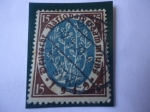 Stamps Germany -  Alemania,Reino-Brotes de Árbol-Apertura de la Asamblea Nacional, Weeimar-Simbolos.