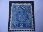 Stamps Yugoslavia -  Escudo de Armas 