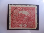 Stamps Czechoslovakia -  El Castillo en Praga (Siglo IX) - Distrito de Hradcany en Praga