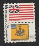 Stamps United States -  855 y 856 - Banderas