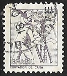 Stamps Brazil -  profesiones - cortador de caña de azúcar 