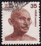 Stamps : Asia : India :  Gandi