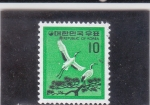 Stamps South Korea -  AVES