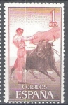 Stamps : Europe : Spain :  1261 Tauromaquia. Pase por alto.