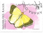 Stamps : Africa : Morocco :  mariposas