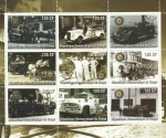 Stamps Democratic Republic of the Congo -  Hoja Bloque - Vehículos de Bomberos