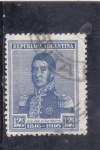 Stamps Argentina -  GRAL. JOSÉ DE SAN MARTIN 