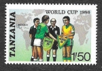 Stamps : Africa : Tanzania :  341 - Campeonato del Mundo de Fútbol