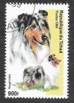 Stamps : Africa : Chad :  Rough Collie