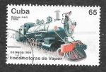 Sellos de America - Cuba -  3767 - Locomotora de Vapor