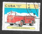 Sellos de America - Cuba -  3909 - Camión de Bomberos