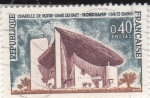 Stamps France -  CAPILLA DE NOTRE-DAME DU HAUT 