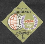 Stamps Burundi -  134 - Año de la Cooperación Internacional