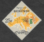 Stamps Burundi -  139 - Año de la Cooperación Internacional