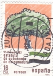 Stamps : Europe : Spain :  ESTATUTO DE AUTONOMIA DE EXTREMADURA (41)