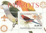 Stamps Democratic Republic of the Congo -  Loro, platycercus elegans