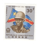 Sellos de Africa - Repblica Democrtica del Congo -  El ejercito al servicio del pais