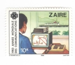 Stamps Democratic Republic of the Congo -  1983 Año mundial de la comunicación