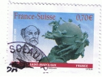 Stamps : Europe : France :  France Suisse