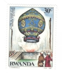 Stamps Rwanda -  Pilatre de Rozier