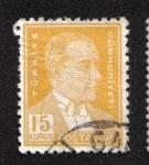 Stamps Turkey -  Sellos postales, Ataturk