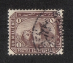 Stamps Egypt -  Esfinge delante de la pirámide de Keops.