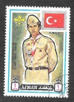 Stamps United Arab Emirates -  Mi904A - XIX Aniversario Mundial de los Scout (AJMAN)