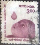 Sellos del Mundo : Asia : India : Scott#1712 intercambio 0,20 usd, 3 rupias 1998