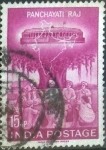 Stamps India -  Scott#353 intercambio 0,50 usd, 15 paise 1962