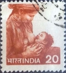 Stamps India -  Scott#839 intercambio 0,65 usd, 20 paise 1981