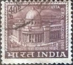 Sellos de Asia - India -  Scott#415 crf intercambio 0,20 usd, 40 paise 1968