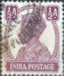 Stamps India -  Scott#169 intercambio 0,20 usd, 0,50 Anna 1942