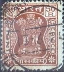 Stamps India -  Scott#O160 intercambio 0,85 usd, 50 pies 1967