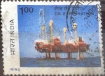 Stamps India -  Scott#985 intercambio 1,25 usd, 1 rupia 1982